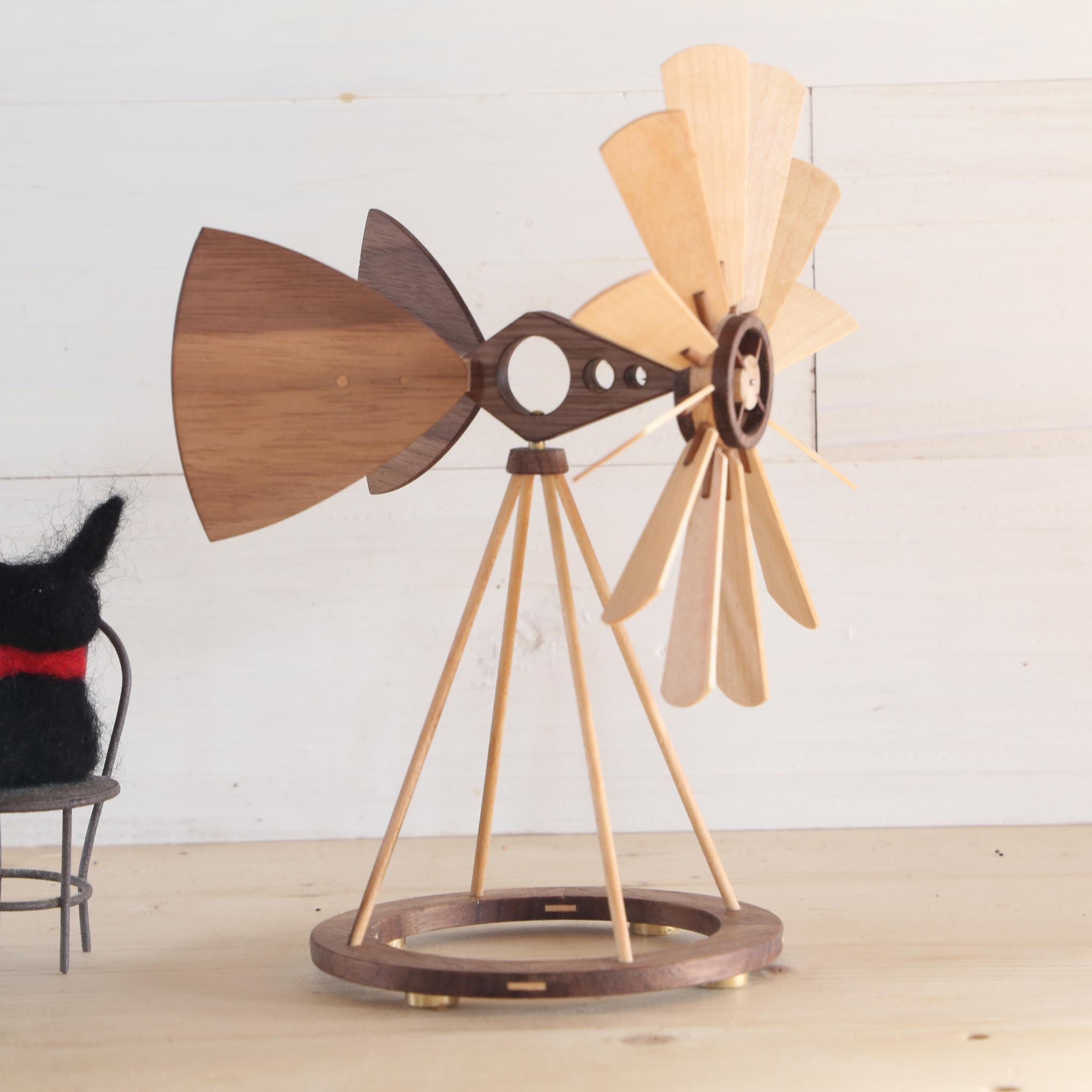 木の風車・ハードメイプル&ブラックウオールナット | 7枚目